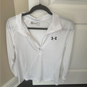 Under Armour White Long Sleeve Top